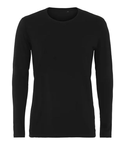 Miesten pitkähihainen t-paita (Slim Fit)