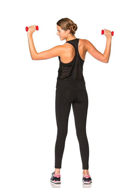 Naisten hihaton t-paita (Mesh)